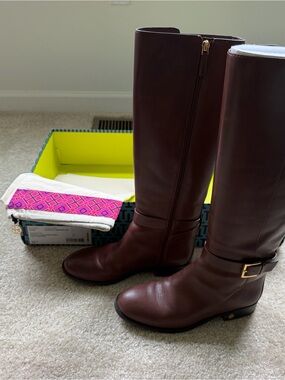 Tory Burch - Brooke 25MM Knee Boot - Calf leather